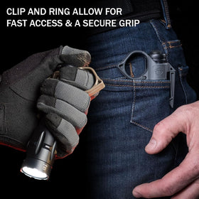 Thyrm SwitchBack Large 2.0 ring installs securely between tailcap and body.