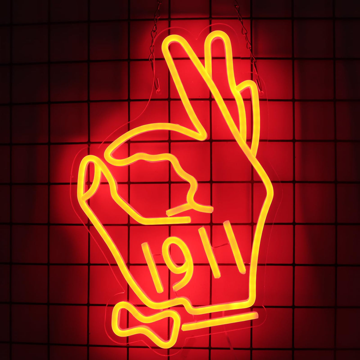 Tiabuy KAP neon lights in a bedroom with dimmable brightness