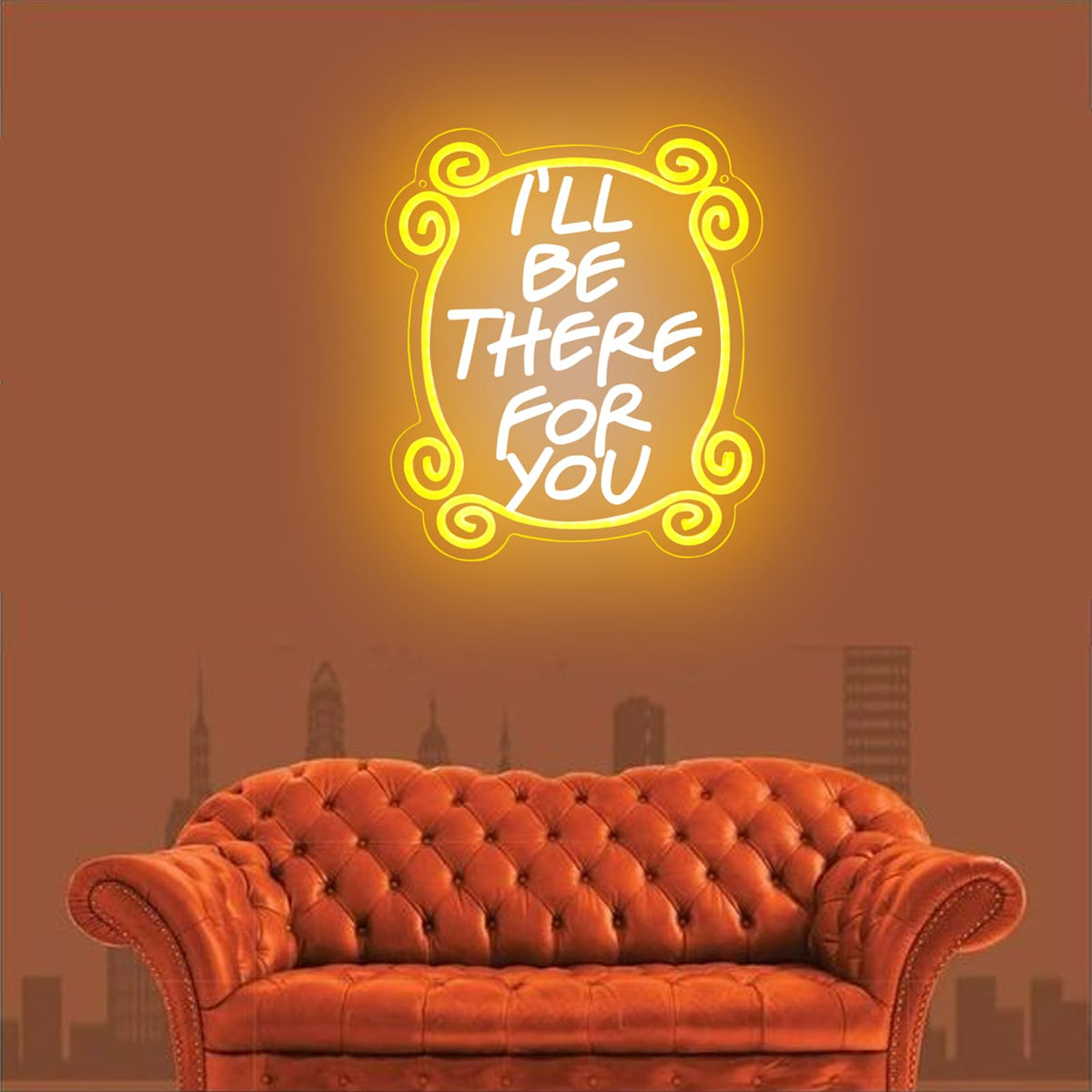 Tiabuy Monica's door neon light adds playful room accents and gifts