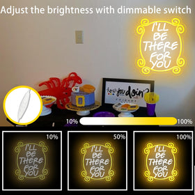 Tiabuy neon sign arrives with hanging kit for easy installation