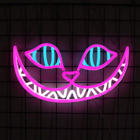 Tiabuy smile cat LED light creates a playful focal point in any room.