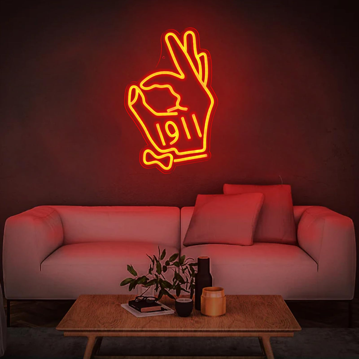 Tiabuy sorority neon sign USB powered for easy setup