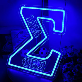 Tiabuy USB-powered neon light ideal for desktop or wall.