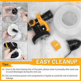 Tiagowell tool-free assembly and easy cleaning with included brush and needle
