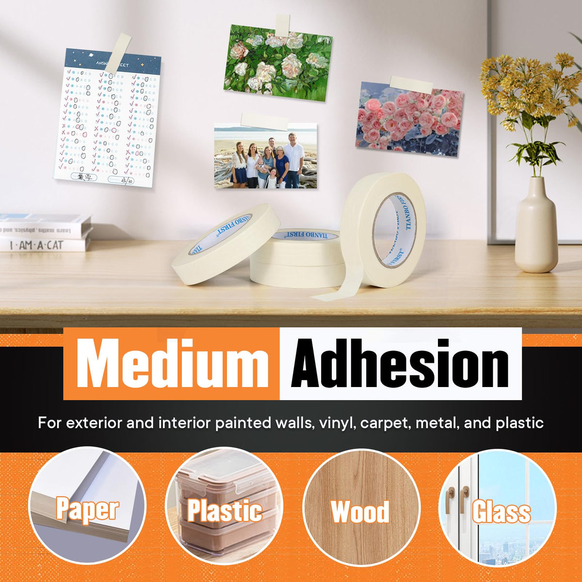 TIANBO FIRST six roll bulk pack ideal for classrooms and home projects