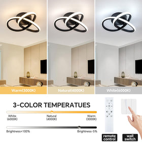 TIAZFCA LED ceiling fixture 24W dimmable for customizable ambiance