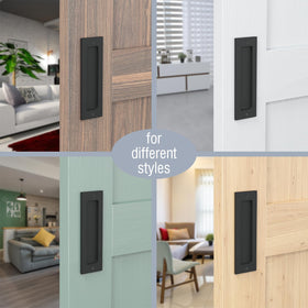 Tibres suitable for pocket, sliding, barn, and cabinet doors.