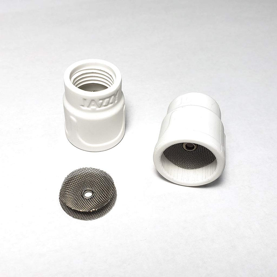 Ticon Jazzy 10 ceramic welding cup kit twin pack for precise mild steel welding