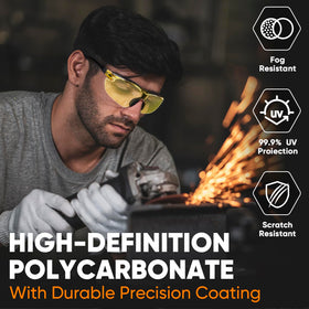 TICONN anti-fog safety glasses nose pads for comfortable wear