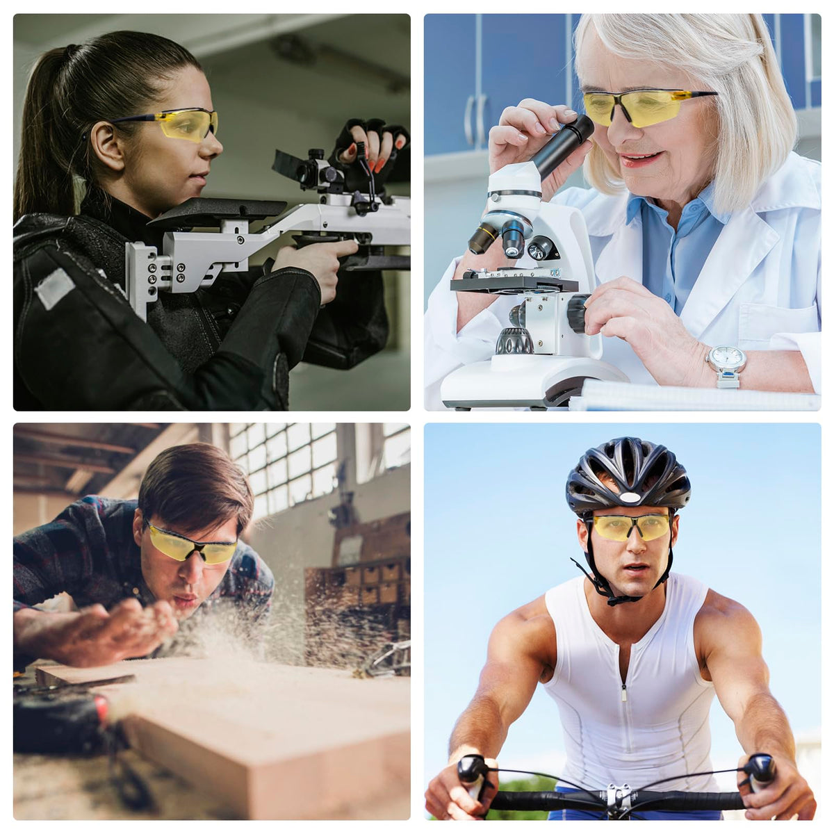 TICONN anti-fog safety glasses UV protection for sunny environments