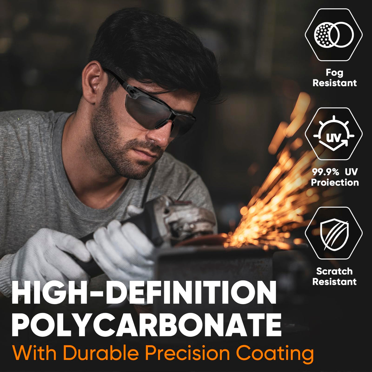 TICONN lenses block 99.9% of UV rays for outdoor use