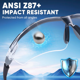 TICONN anti-fog yellow lenses enhance contrast in low light conditions.