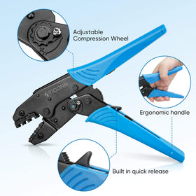 Ergonomic cushioned handles provide comfortable, non-slip grips.