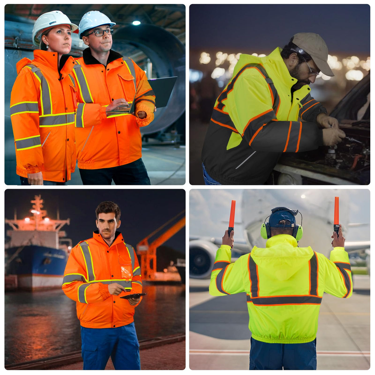TICONN jacket features a hi-vis reflective strip for improved visibility in low light.