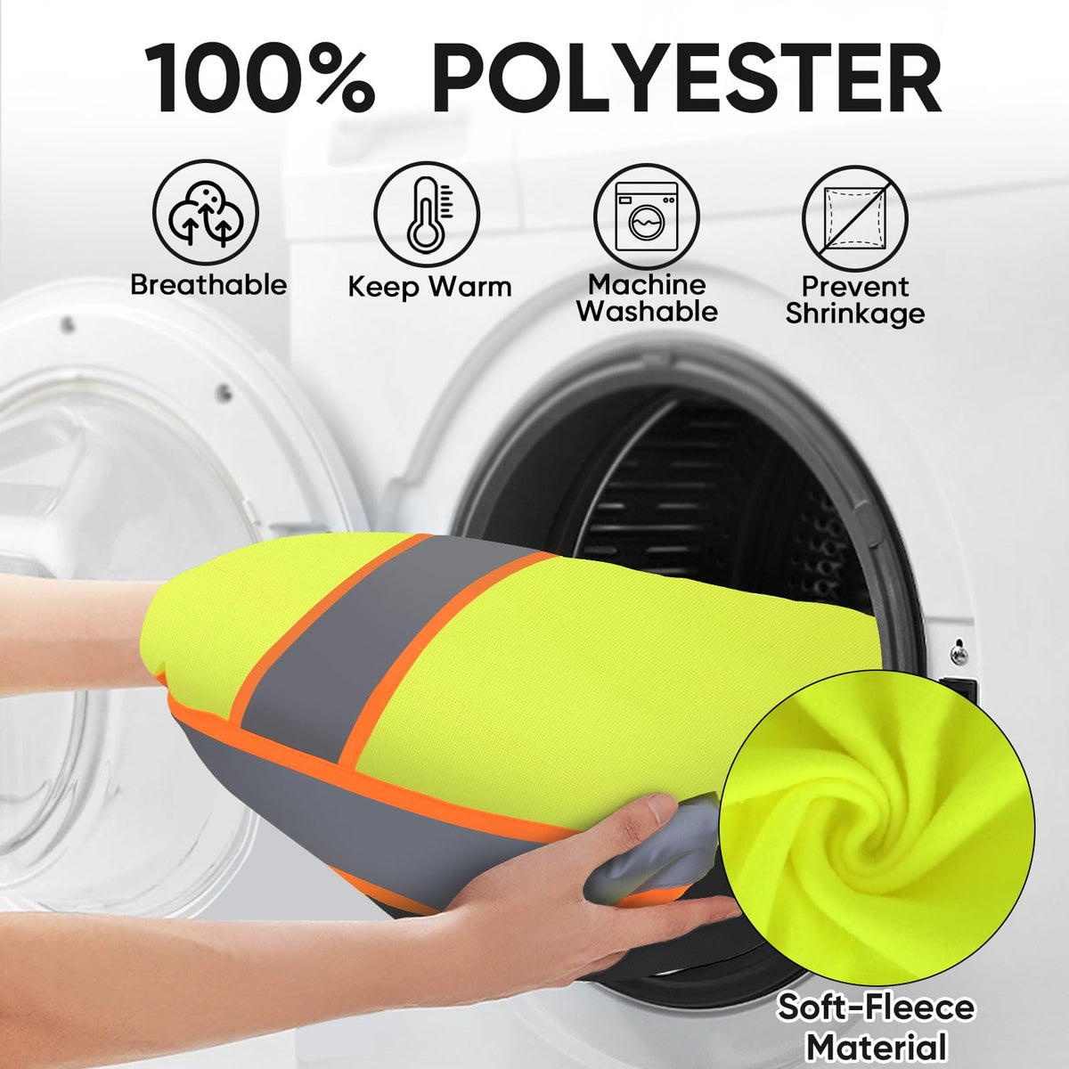TICONN hoodie transparent card pocket shows IDs for quick access