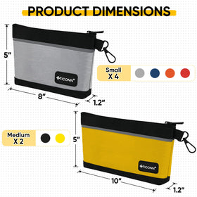 TICONN tool pouches used for screws, accessories, or daily essentials.