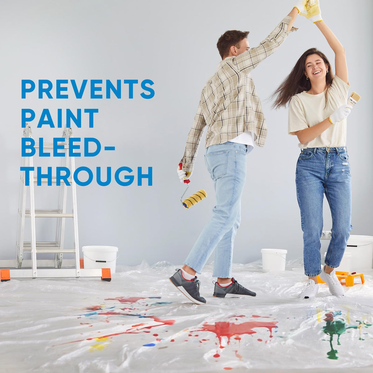 TICONN outdoor rainproof tarp shields decks and furniture from weather.