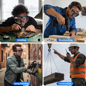 TICONN scratch-resistant coating keeps lenses clear during long shifts