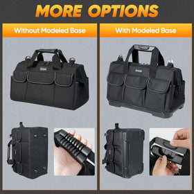 TICONN bag features ergonomic handle and padded shoulder strap for comfort