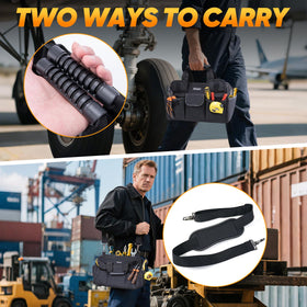 TICONN tool bag with reflective strips for safer night transport