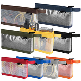 TICONN tool pouch with front view showing durable 1680D fabric for tool protection