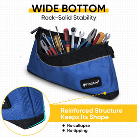 TICONN belt clip pouch with reflective strips improves visibility.