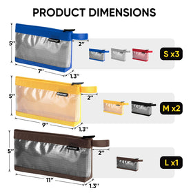 TICONN pouch with PVC coating provides water-repellent protection for tools