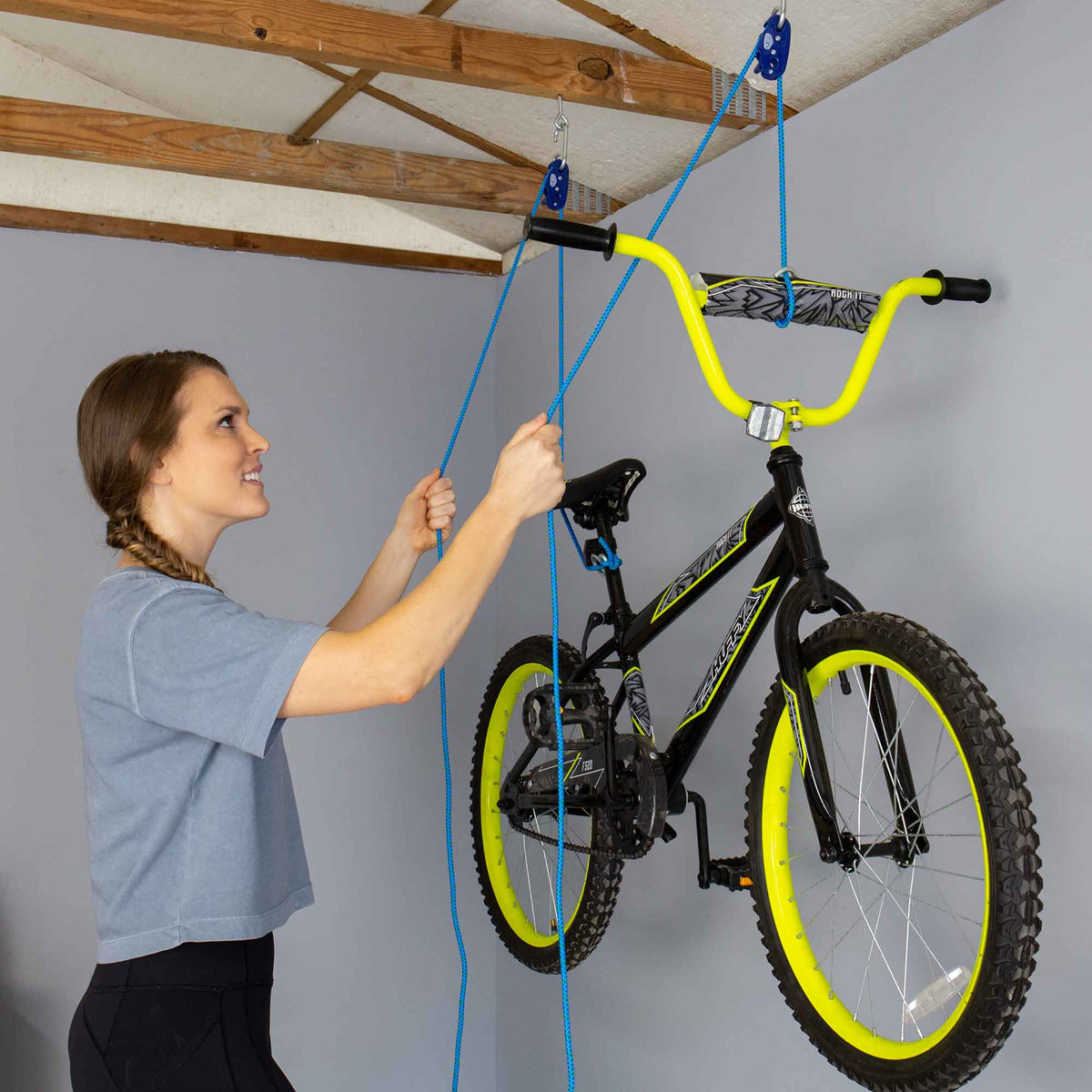 Tie Boss image with G-Hook and S-Hook included shows versatile mounting options.