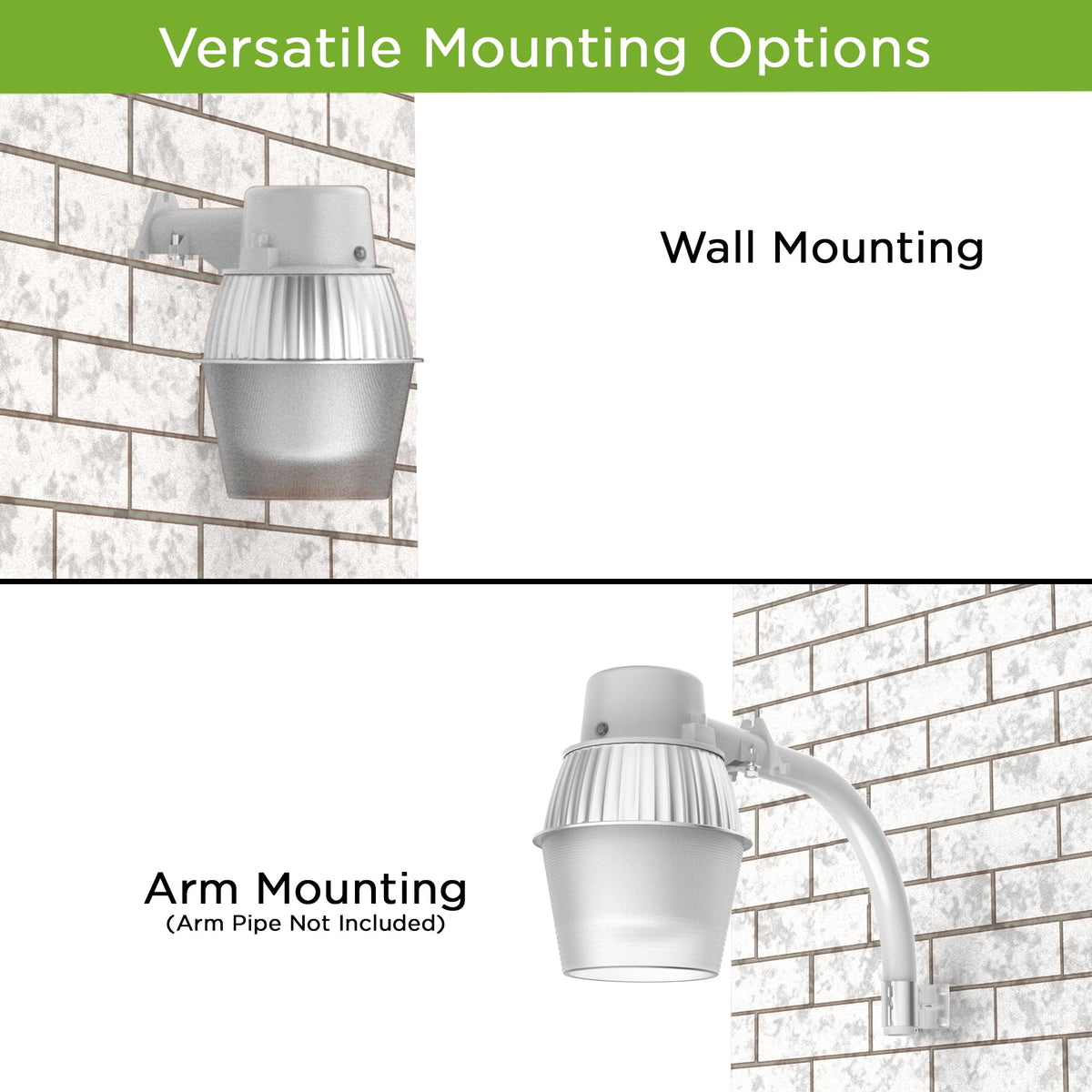 TIERONE LED bulb close-up illustrating 29W replacement and 3300 lumens