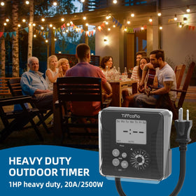 TiFFCOFiO timer powers two lights from a single device.