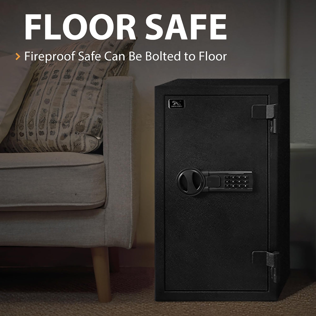TigerKing fireproof safe emergency keys included for quick access.