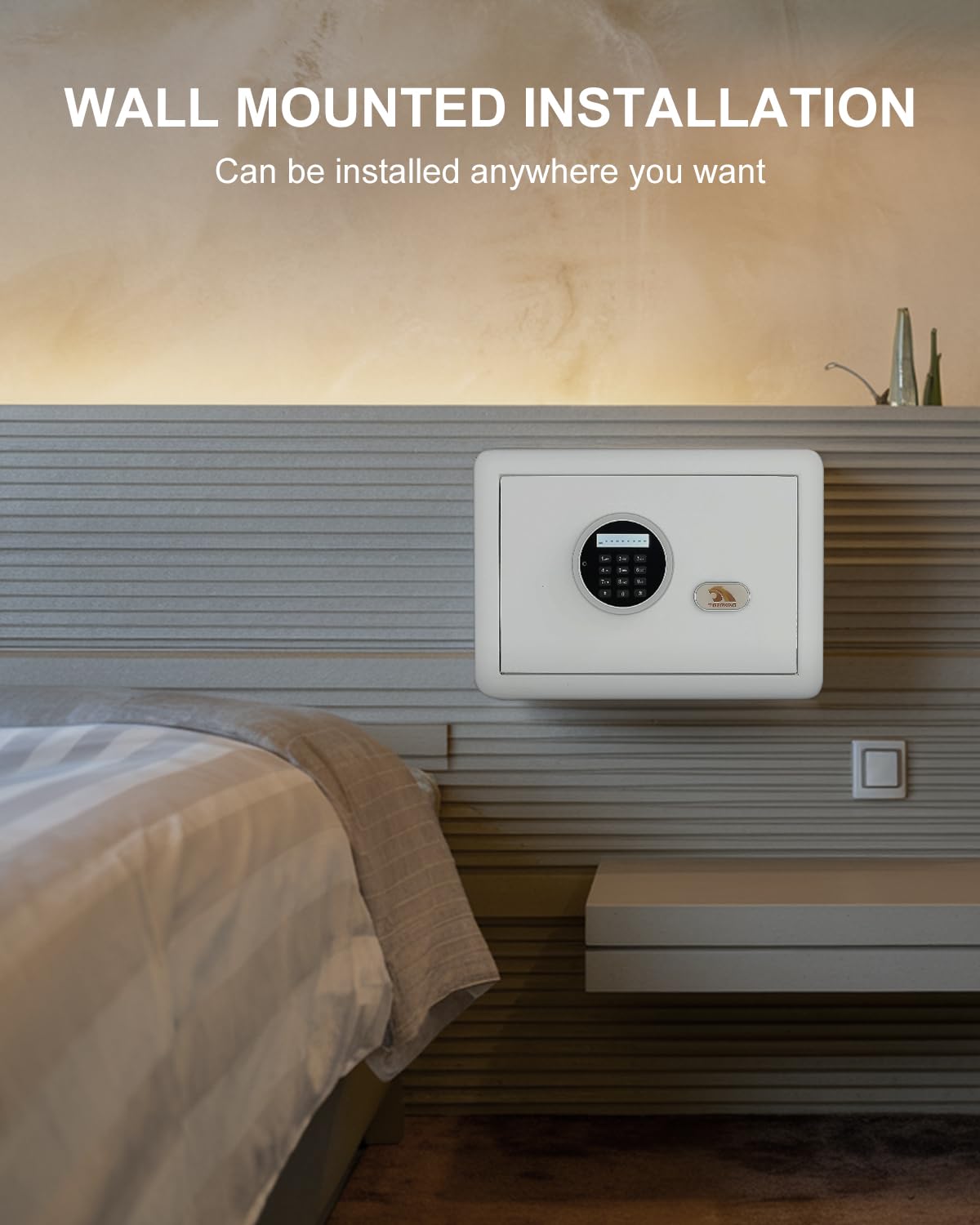 TIGERKING LED interior light helps locate items at night.