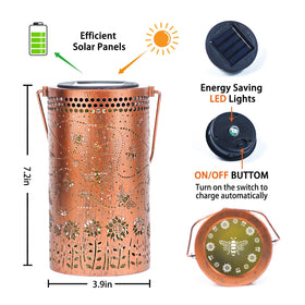TIGGSY Bee Solar Lantern IP65 waterproof for all weather.