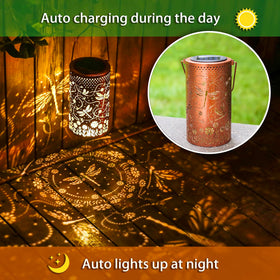 TIGGSY IP65 waterproof dragonfly lantern withstands weather