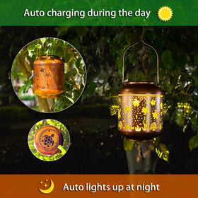 TIGGSY IP65 waterproof metal lantern withstands weather conditions.