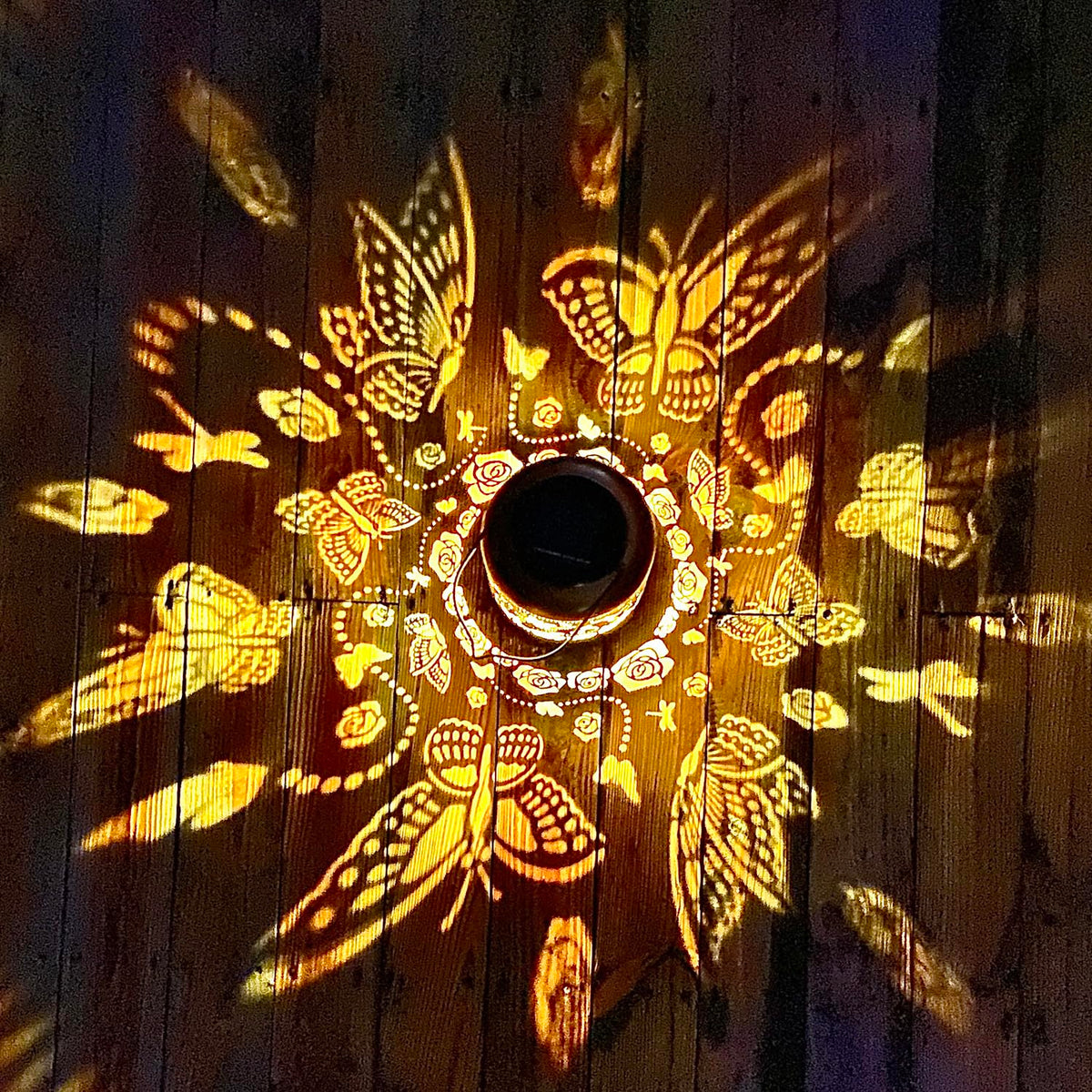TIGGSY outdoor butterfly lantern waterproof for year-round use.
