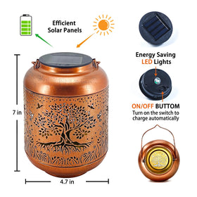 TIGGSY Outdoor garden light creates inviting dusk ambiance.