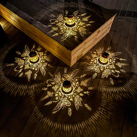 TIGGSY warm ambient light enhances patios and walkways.