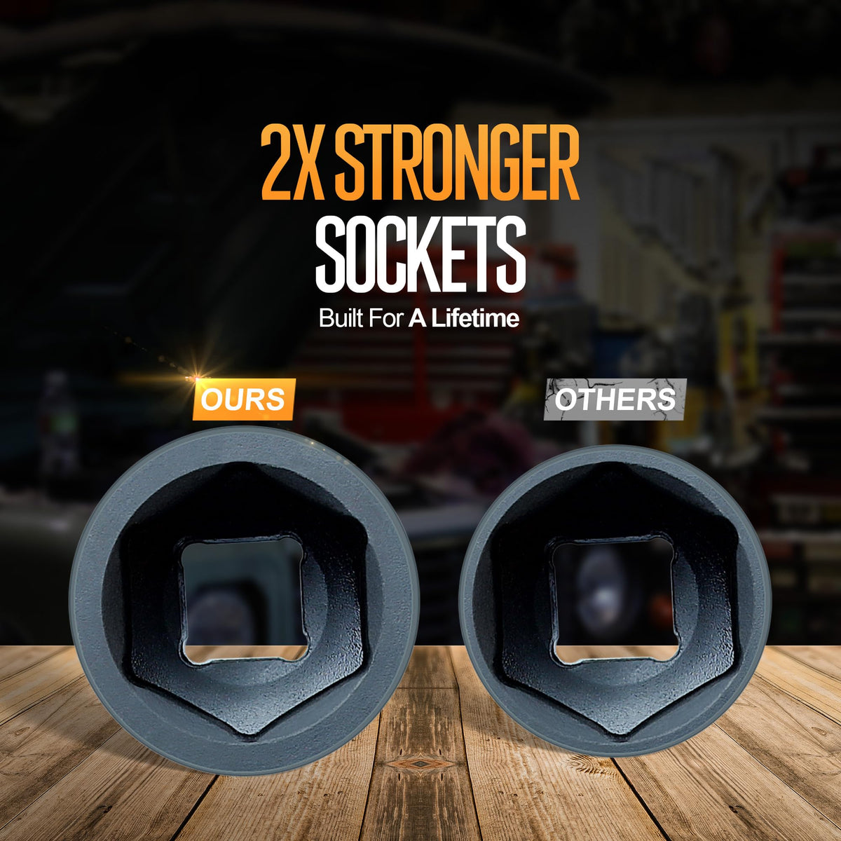 TIGHTSPOT radius corner design eases bolt engagement and reduces rounding under heavy use.