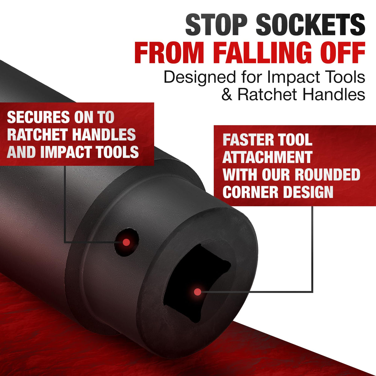 TIGHTSPOT design optimized for tight spaces and strong torque performance.