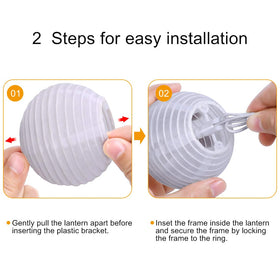 TIGOMOOV bedroom twinkle lanterns add soft glow to any space.