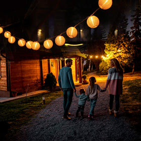 TIGOMOOV 10-inch spacing between lanterns supports flexible layouts.