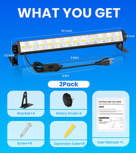 TigQiang compact 15-inch light delivers strong brightness in tight spaces.