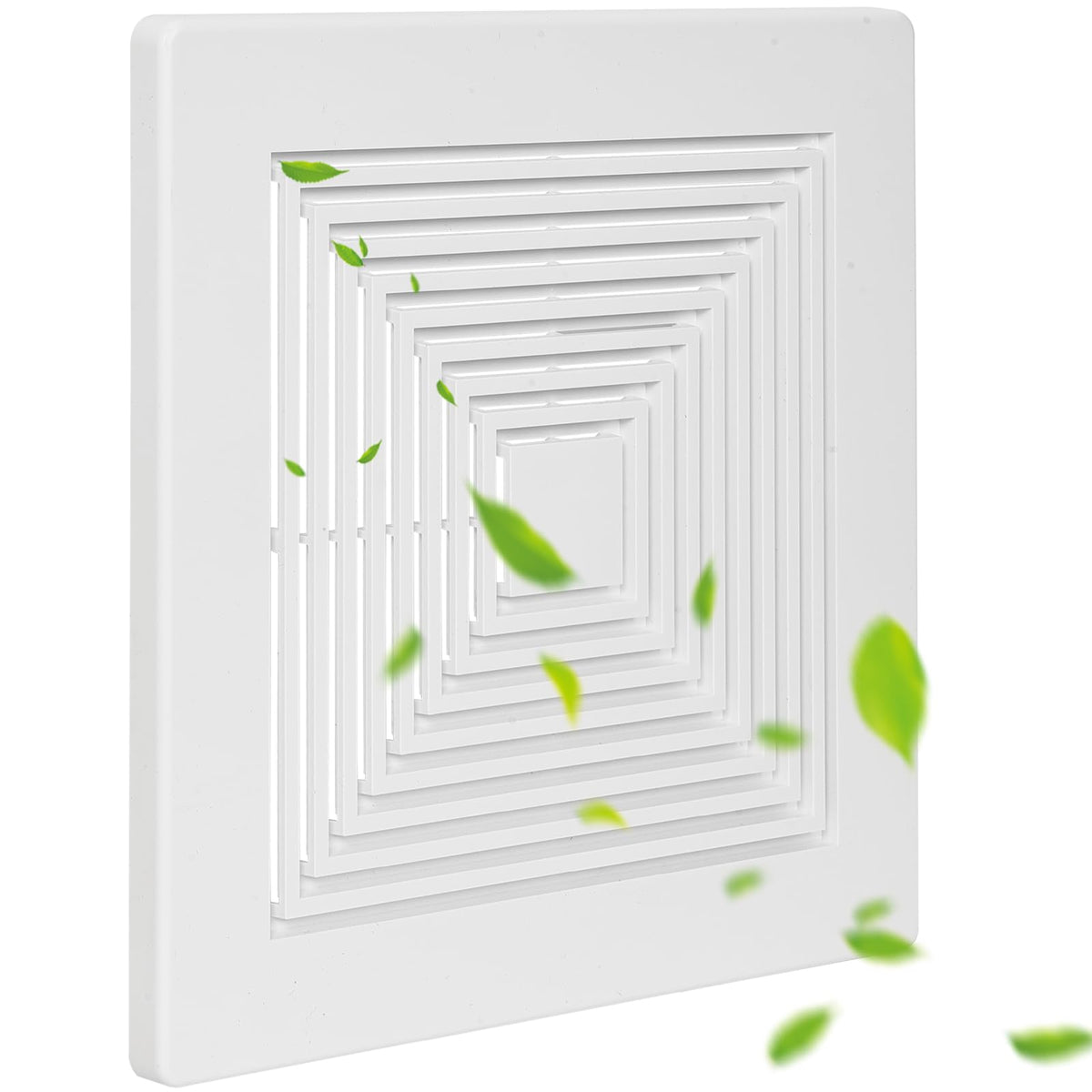 TIHCXNY BP90 front view vent cover enhances fit and promotes efficient airflow in bathrooms.