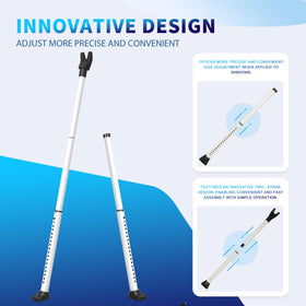 TIKELLY 2-in-1 security bar compact design for quick deployment