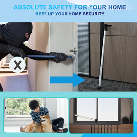 TIKELLY door reinforcement bar for added protection at home