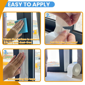 Tikfoam All-season Window Seal Tape ready for extreme temperatures.