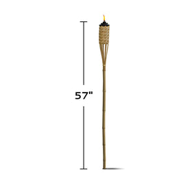 12-pack of TIKI torches ready to enhance patios, gardens, and backyards.