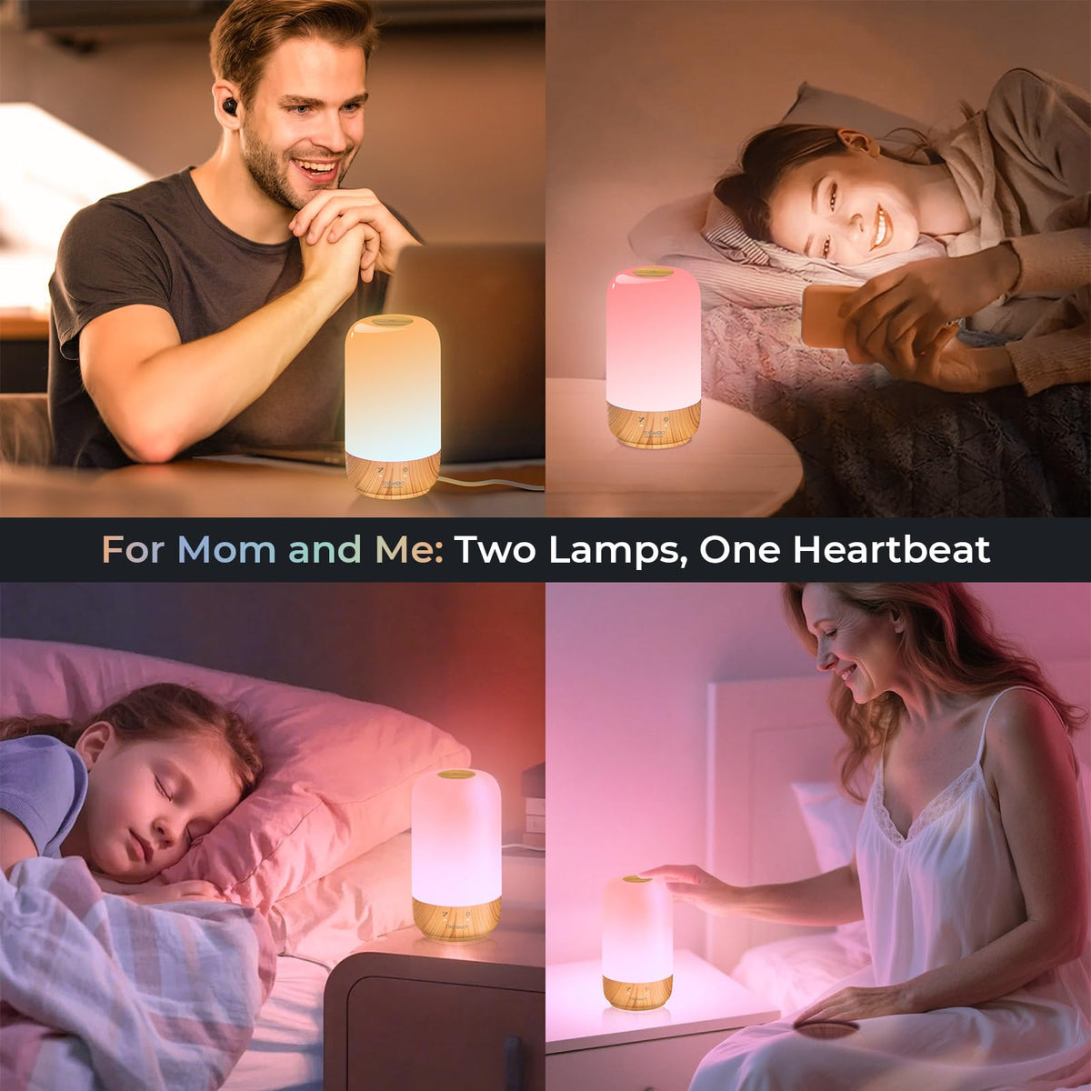Tikkitouch easy-care daily use keeps lamps tidy and ready