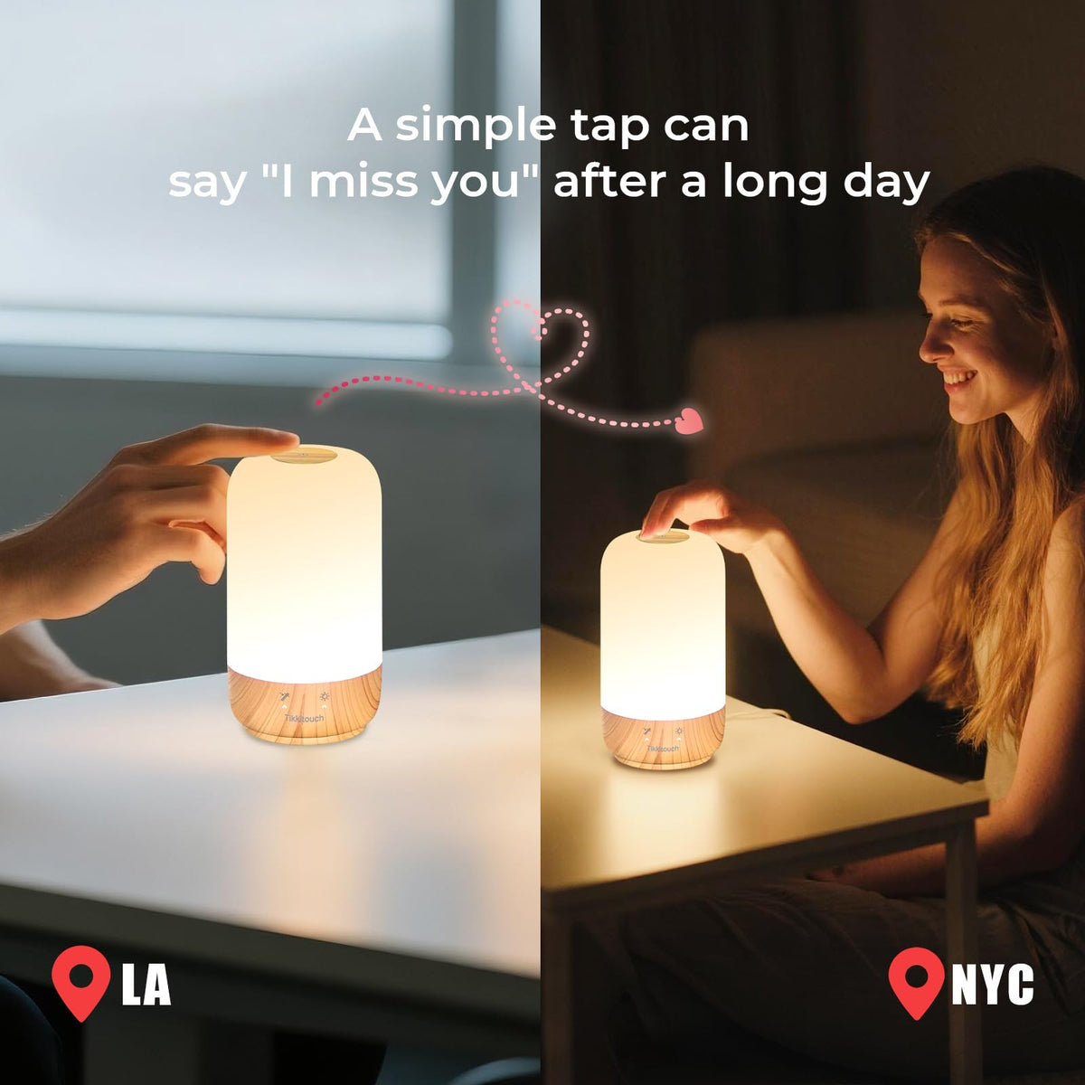 Tikkitouch wifi touch control enables easy remote signaling